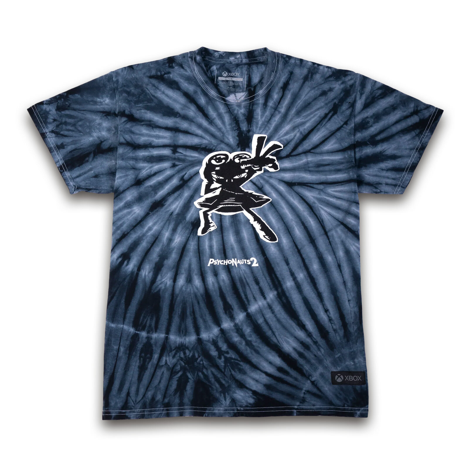 Psychonauts 2 Black Tie Dye Raz Tee