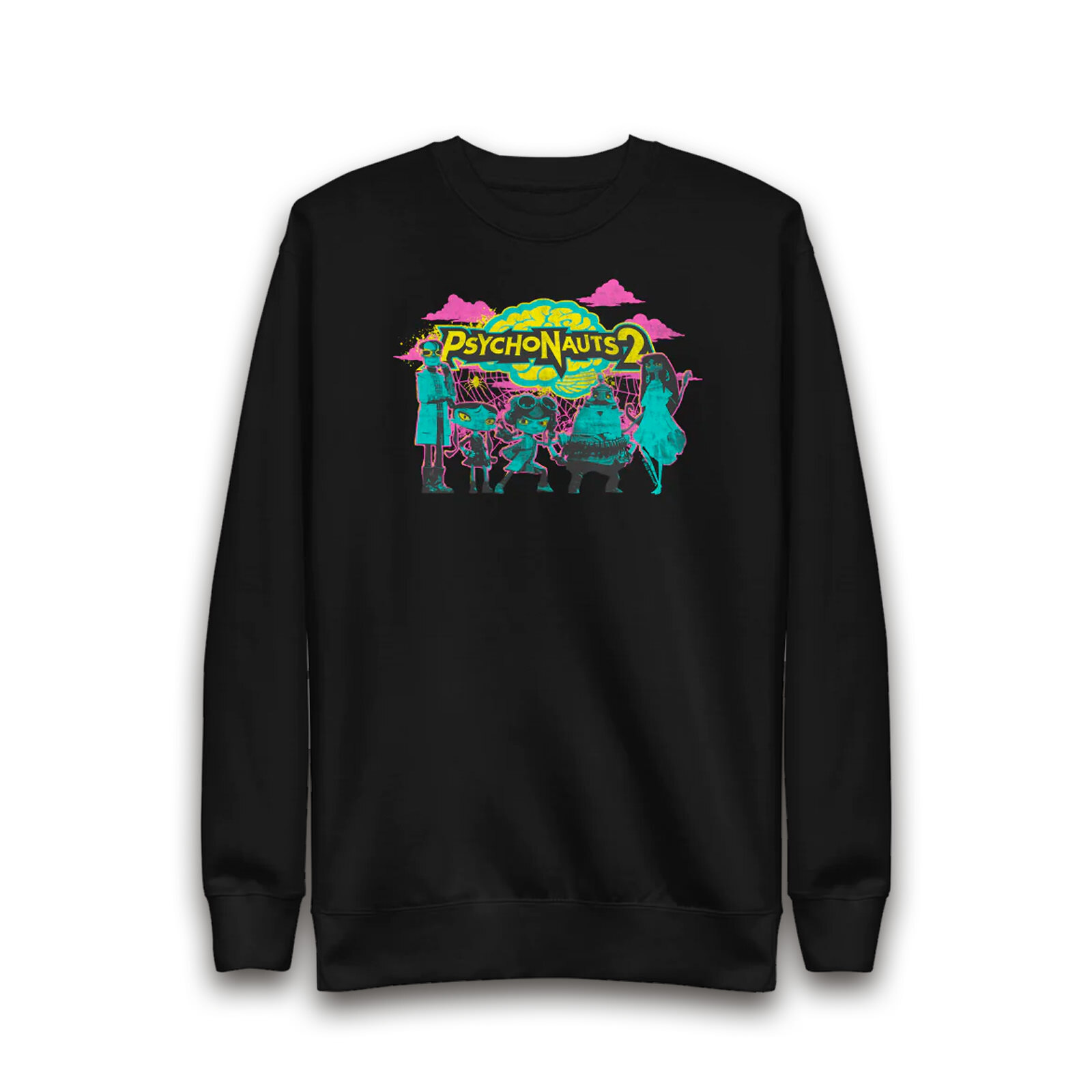 Psychonauts 2 Halloween Fleece Crew Neck Sweatshirt