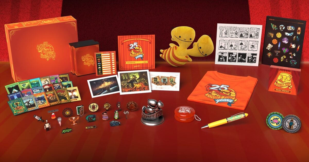 25th Anniversary Box from Limited Run | Double Fine Productions